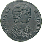 Römische Kaiserzeit, Galerius für seine Gemahlin Galeria Valeria, Follis (obverse)
