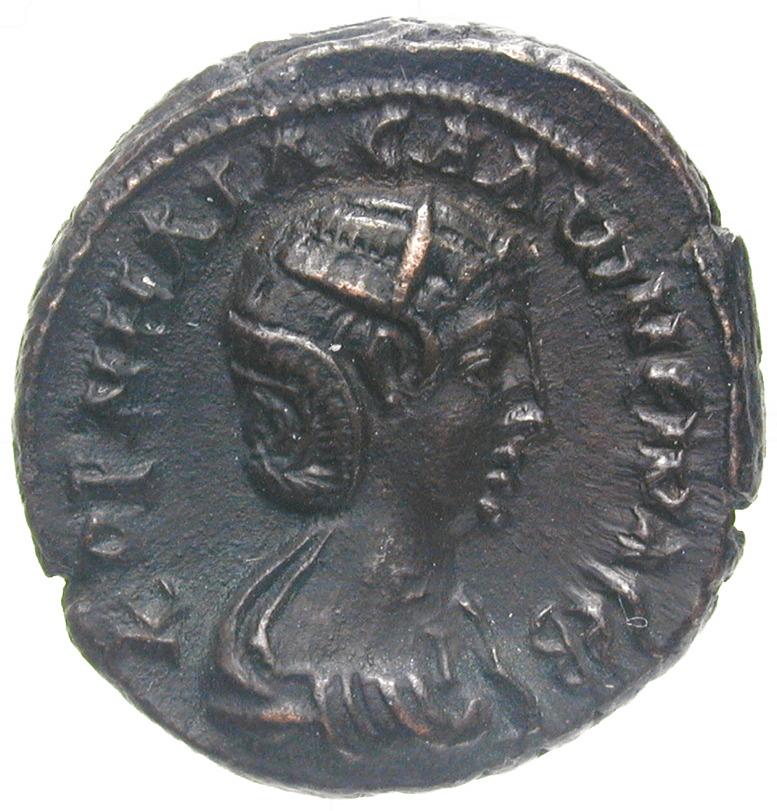 Römische Kaiserzeit, Gallienus für seine Gemahlin Salonina, Tetradrachme (obverse)