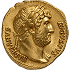 Römische Kaiserzeit, Hadrian, Aureus (obverse)
