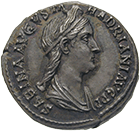 Römische Kaiserzeit, Hadrian für seine Gattin Vibia Sabina, Denar (obverse)
