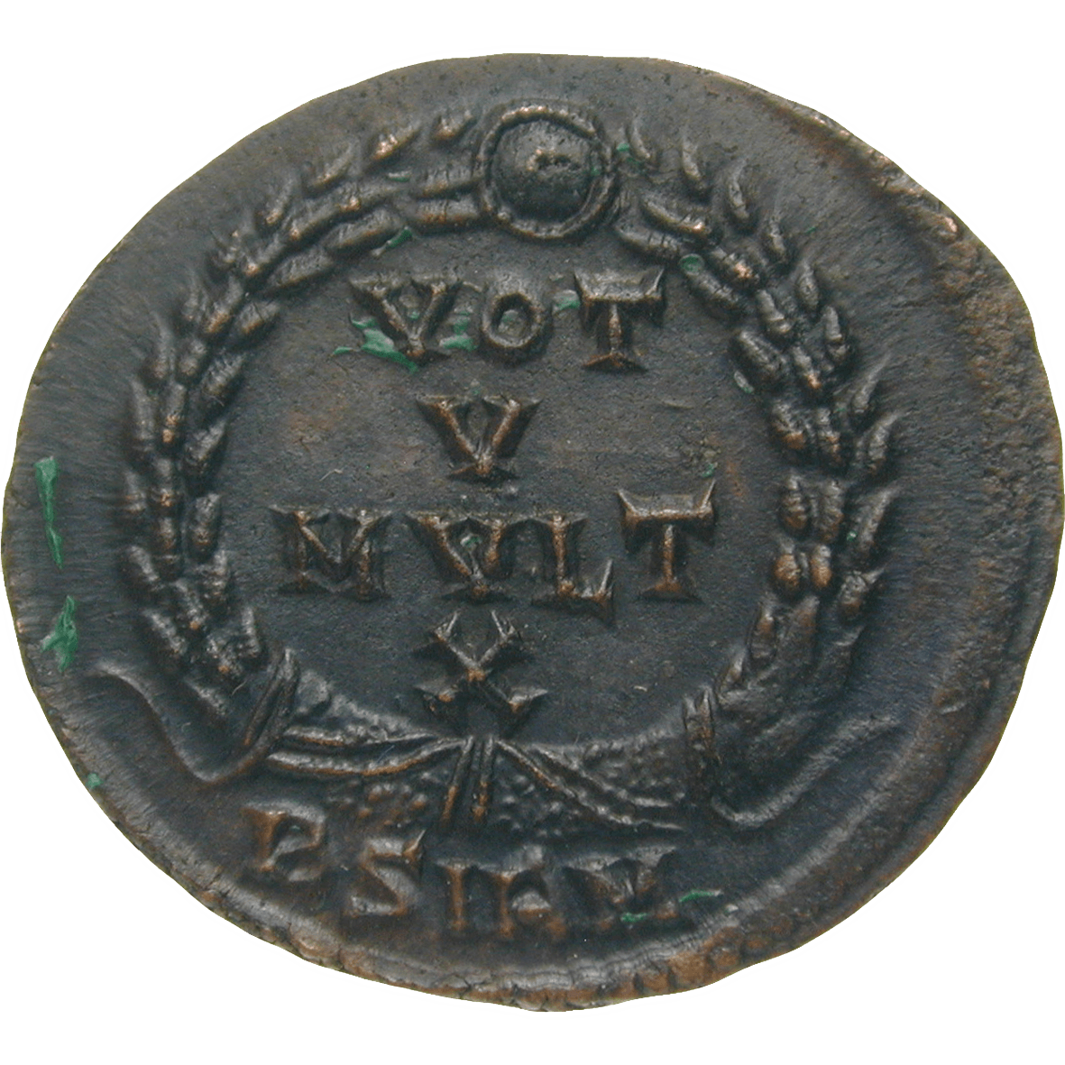 Römische Kaiserzeit, Iovian, Bronzemünze (reverse)