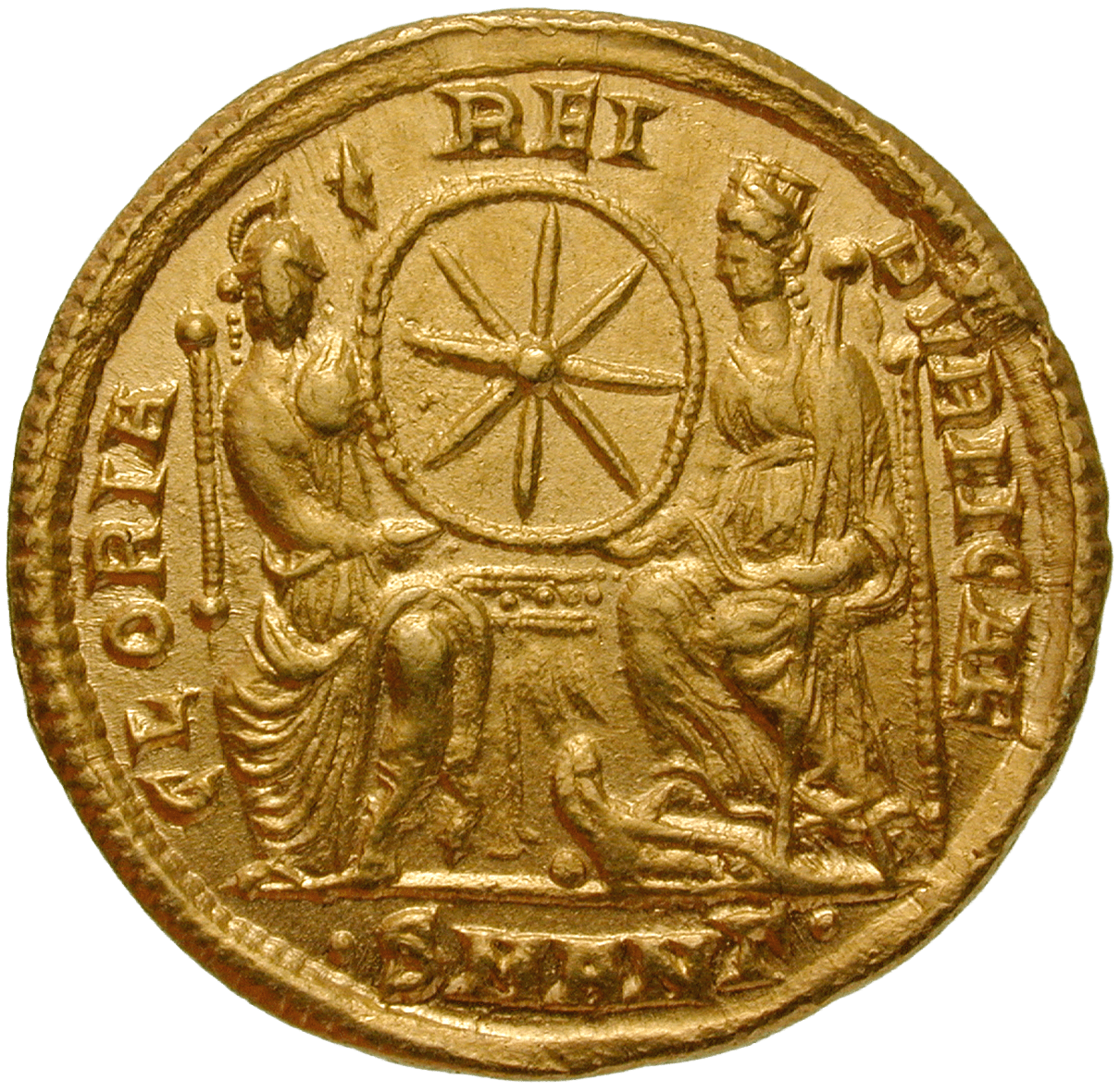 Römische Kaiserzeit, Julian Apostata als Cäsar, Solidus (reverse)