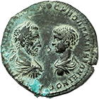 Römische Kaiserzeit, Macrinus und Diadumenian, Bronzemünze (obverse)