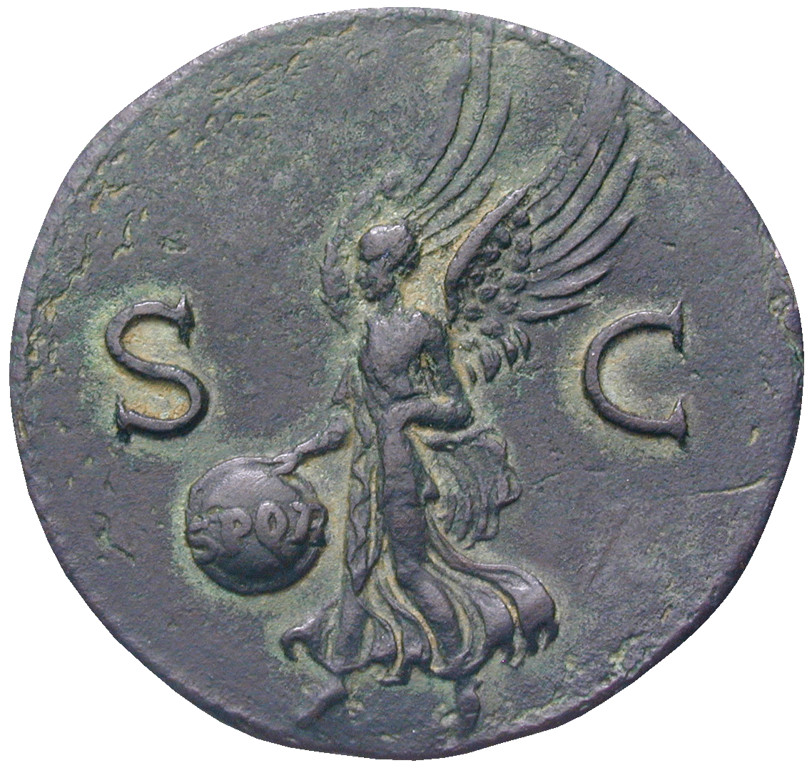 Römische Kaiserzeit, Nero, As (reverse)