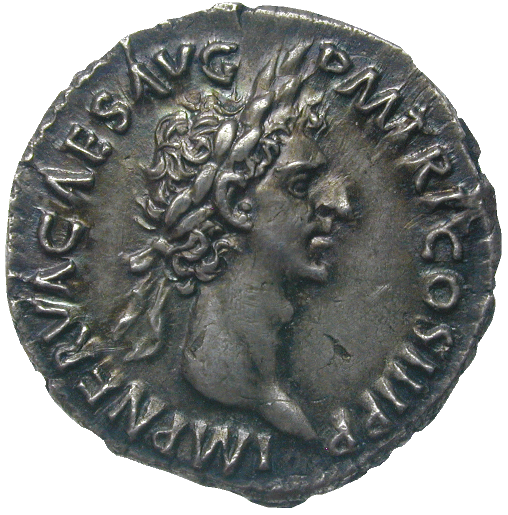 Römische Kaiserzeit, Nerva, Denar (obverse)