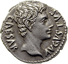 Römische Kaiserzeit, Octavian Augustus, Denar (obverse)