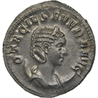 Römische Kaiserzeit, Philippus Arabs für Otacilia Severa, Denar (obverse)