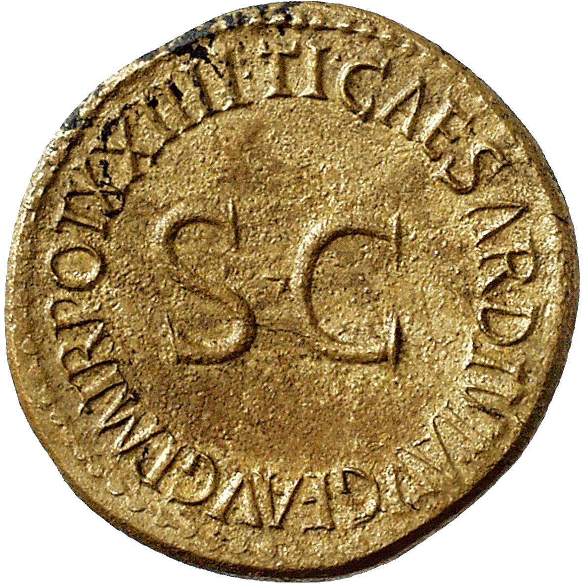 Römische Kaiserzeit, Tiberius für Livia Drusilla, Dupondius (reverse)