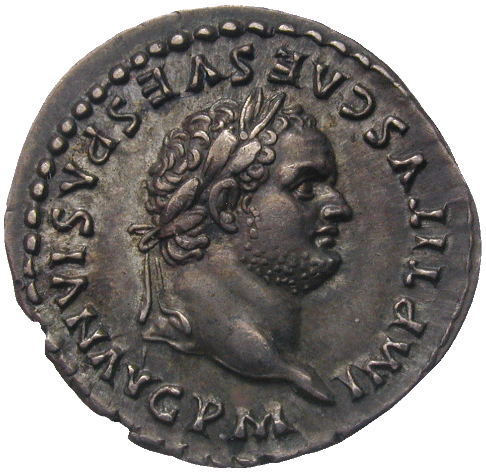 Römische Kaiserzeit, Titus, Denar (obverse)