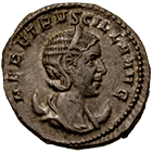Römische Kaiserzeit, Traianus Decius für seine Gattin Herennia Etruscilla, Antoninian (obverse)