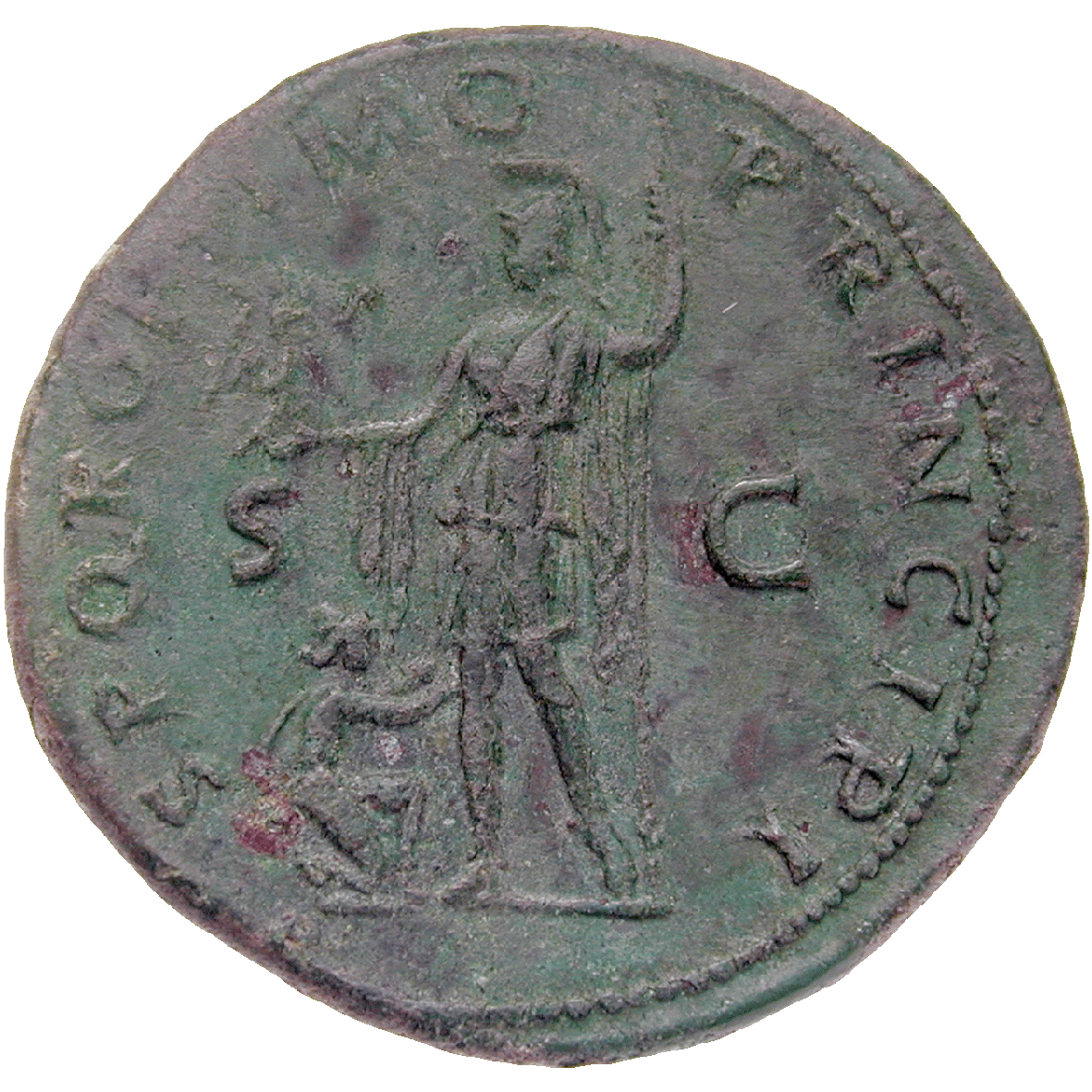 Römische Kaiserzeit, Trajan, Sesterz (reverse)