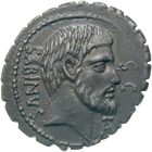 Römische Republik, Denarius Serratus (obverse)