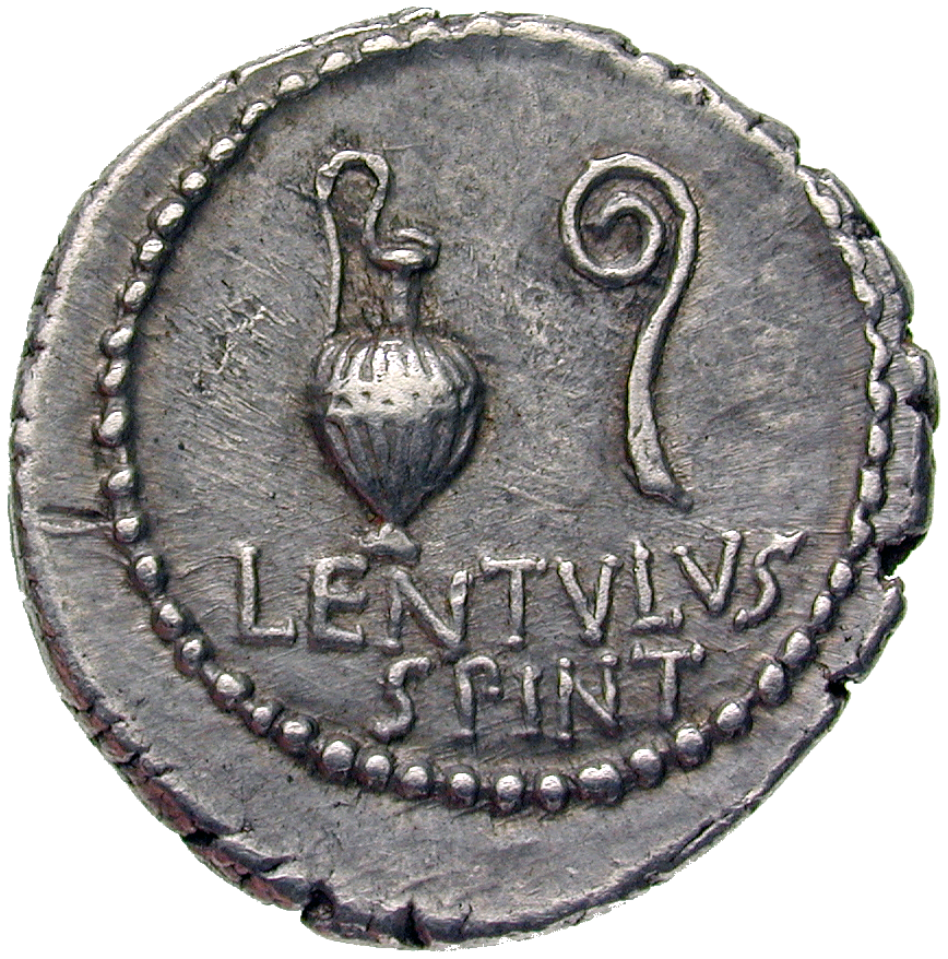 Römische Republik, M. Junius Brutus, Denar (reverse)