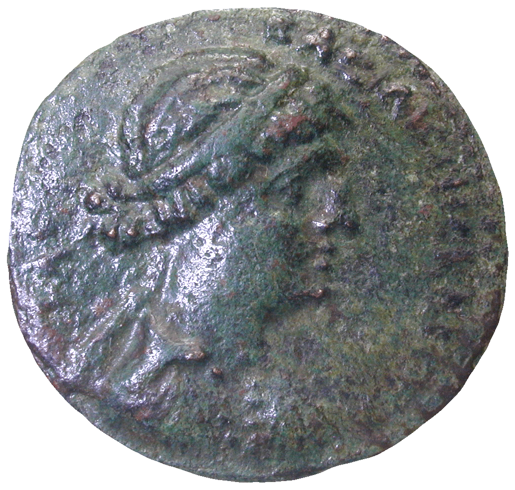 Römische Republik, Marcus Antonius und Kleopatra, Bronzemünze (reverse)