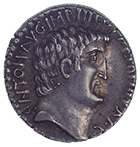 Römische Republik, Marcus Antonius und M. Junius Silanus, Denar (obverse)