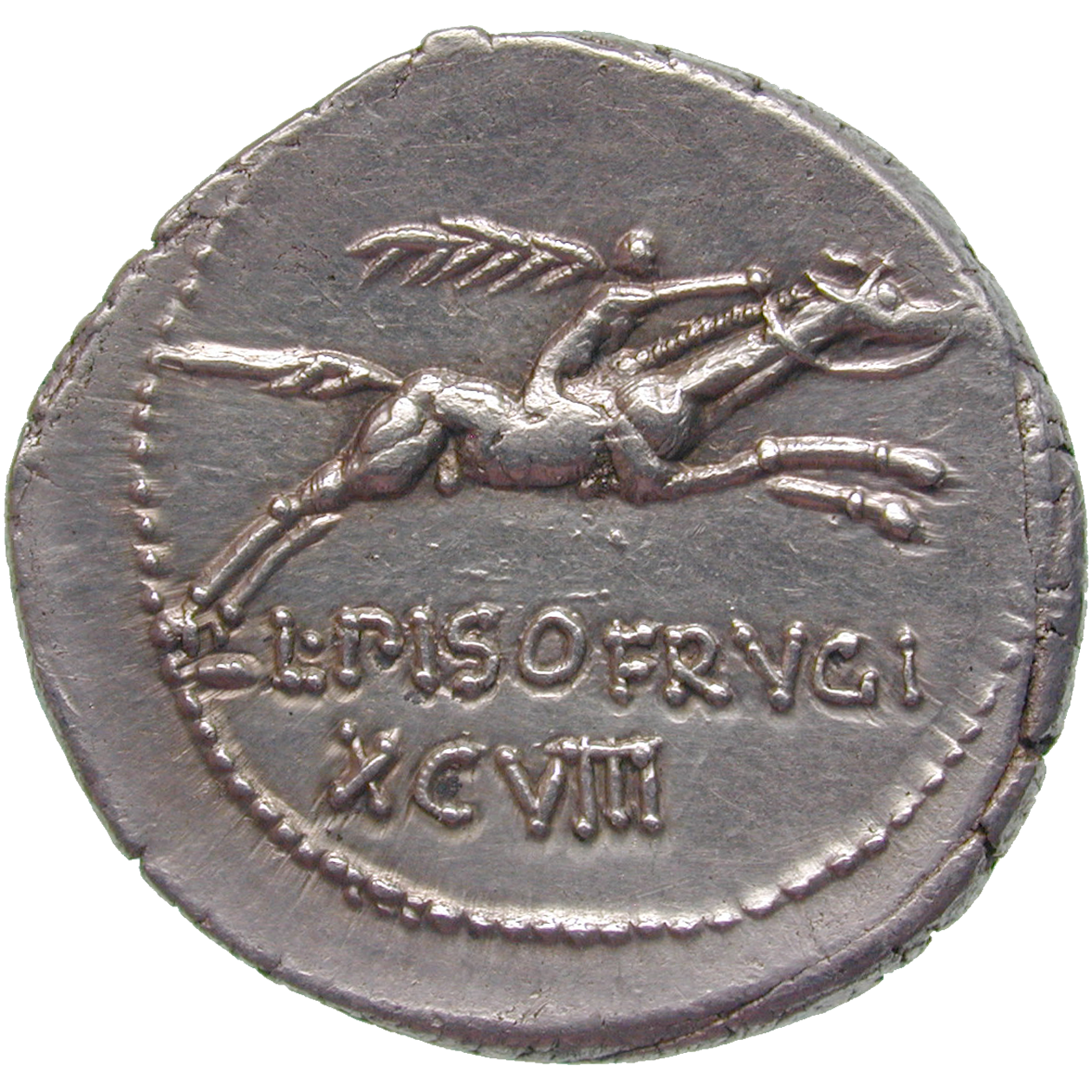 Römische Republik, Marsischer Bund, Denar (reverse)