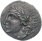 Römische Republik, Marsischer Bund, Denar (obverse)