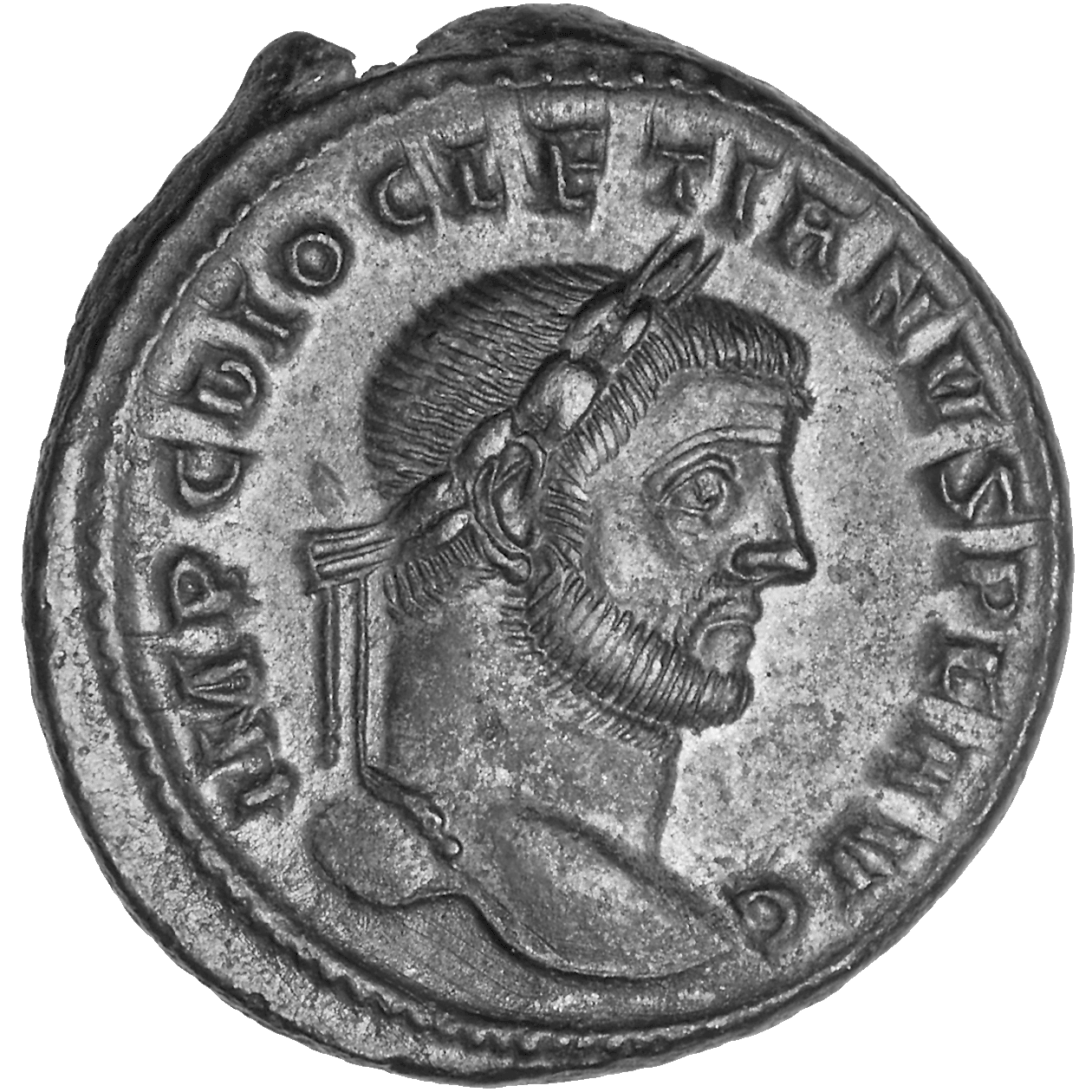 Römisches Kaiserreich, Diokletian, Nummus (Follis) (obverse)