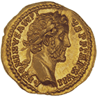 Roman Empire, Antoninus Pius, Aureus (obverse)
