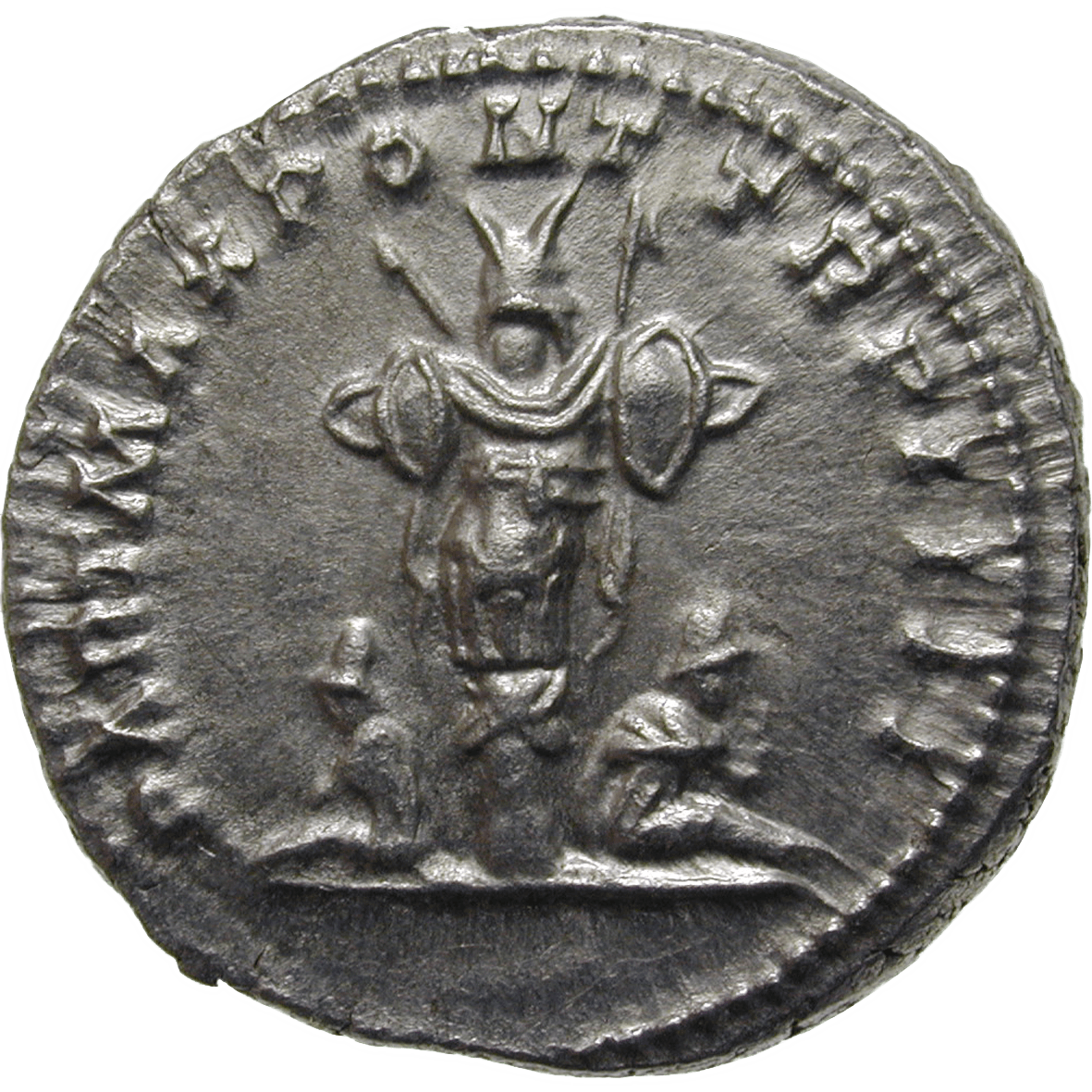 Roman Empire, Caracalla as Caesar, Denarius (reverse)