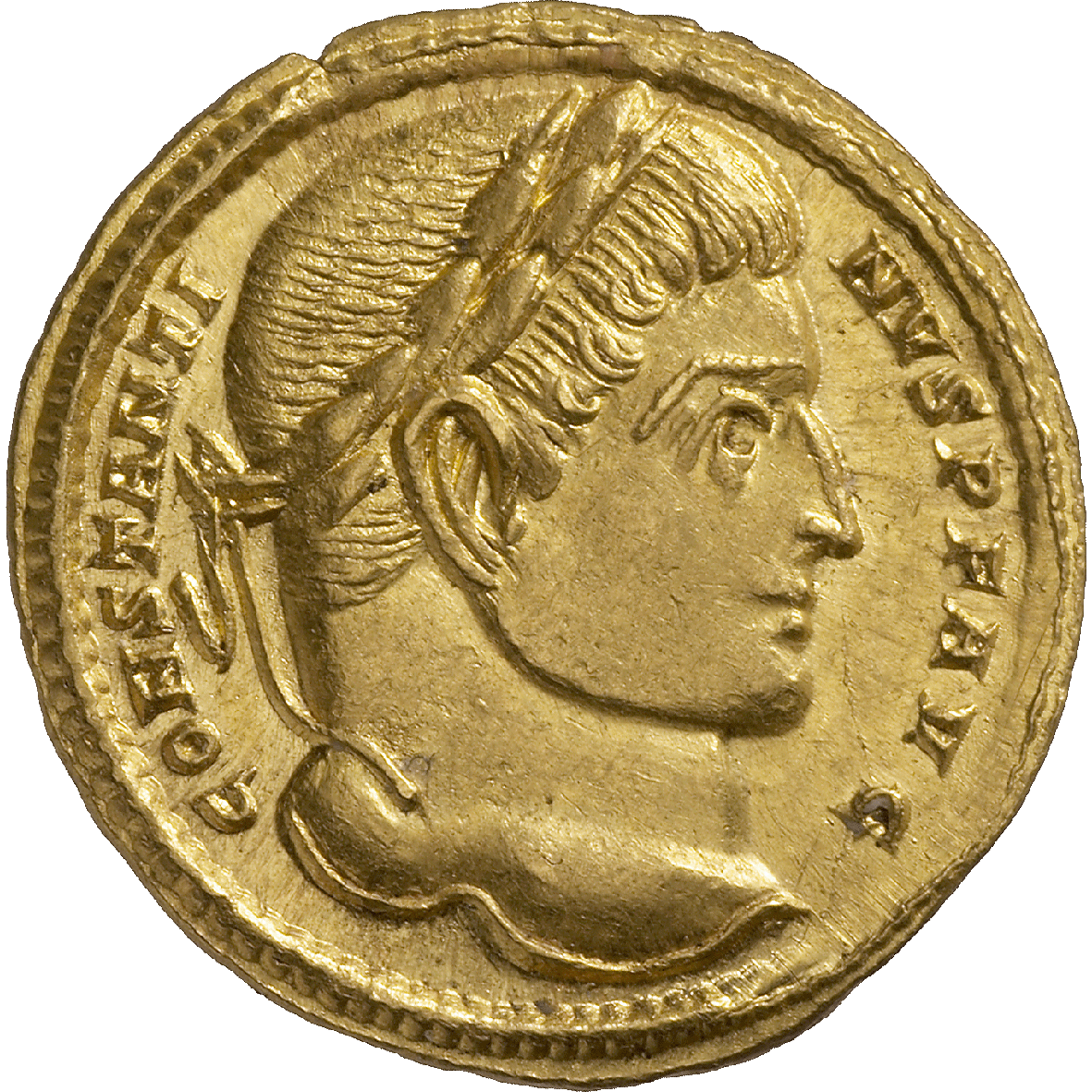 Roman Empire, Constantine I the Great, Solidus (obverse)