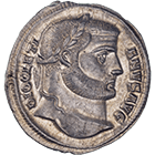 Roman Empire, Diocletian, Argenteus (obverse)