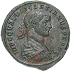 Roman Empire, Diocletian, Medallion (obverse)