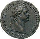 Roman Empire, Domitian, As (obverse)