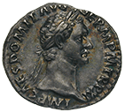 Roman Empire, Domitian, Denarius (obverse)