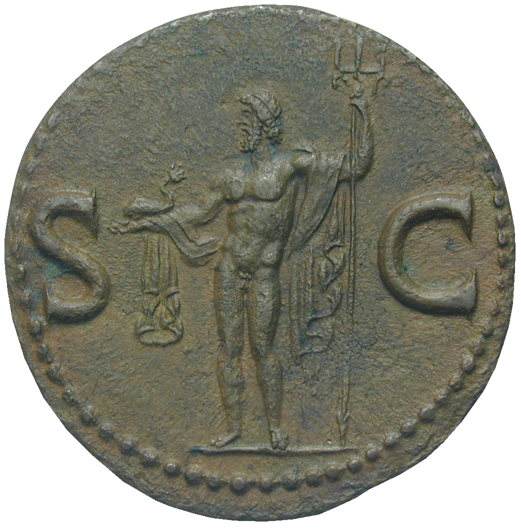 Roman Empire, Gaius for Marcus Agrippa, As (reverse)