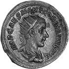 Roman Empire, Gordianus III Pius, Antoninianus (obverse)
