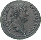 Roman Empire, Hadrian, As (obverse)
