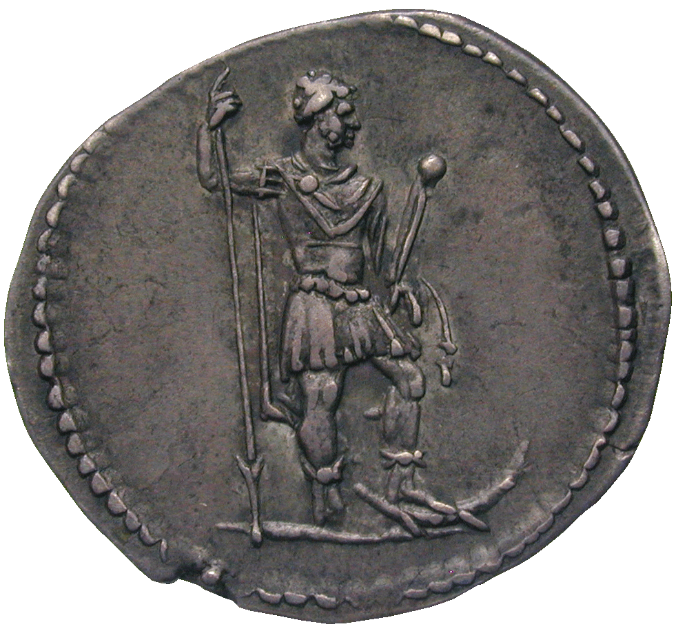 Roman Empire, Hadrian, Denarius (reverse)