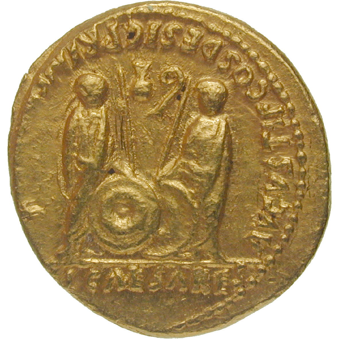 Roman Empire, Octavian Augustus, Aureus (reverse)