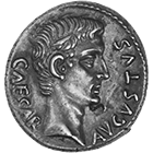 Roman Empire, Octavian Augustus, Denarius (obverse)