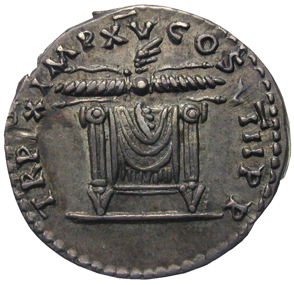 Roman Empire, Titus, Denarius (reverse)