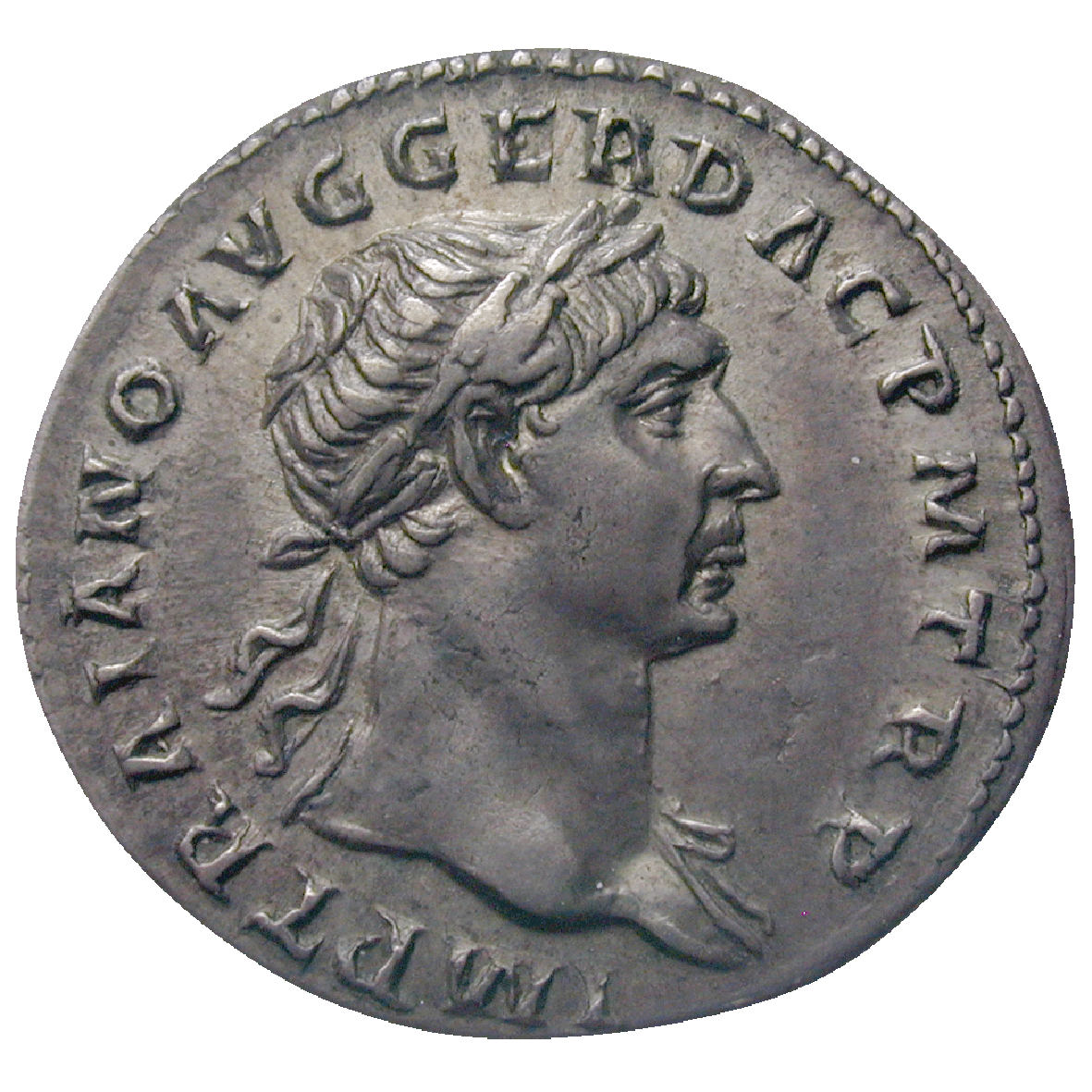 Roman Empire, Trajan, Denarius (obverse)