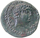 Roman Republic, Marcus Antonius and Cleopatra, Bronze Coin (obverse)