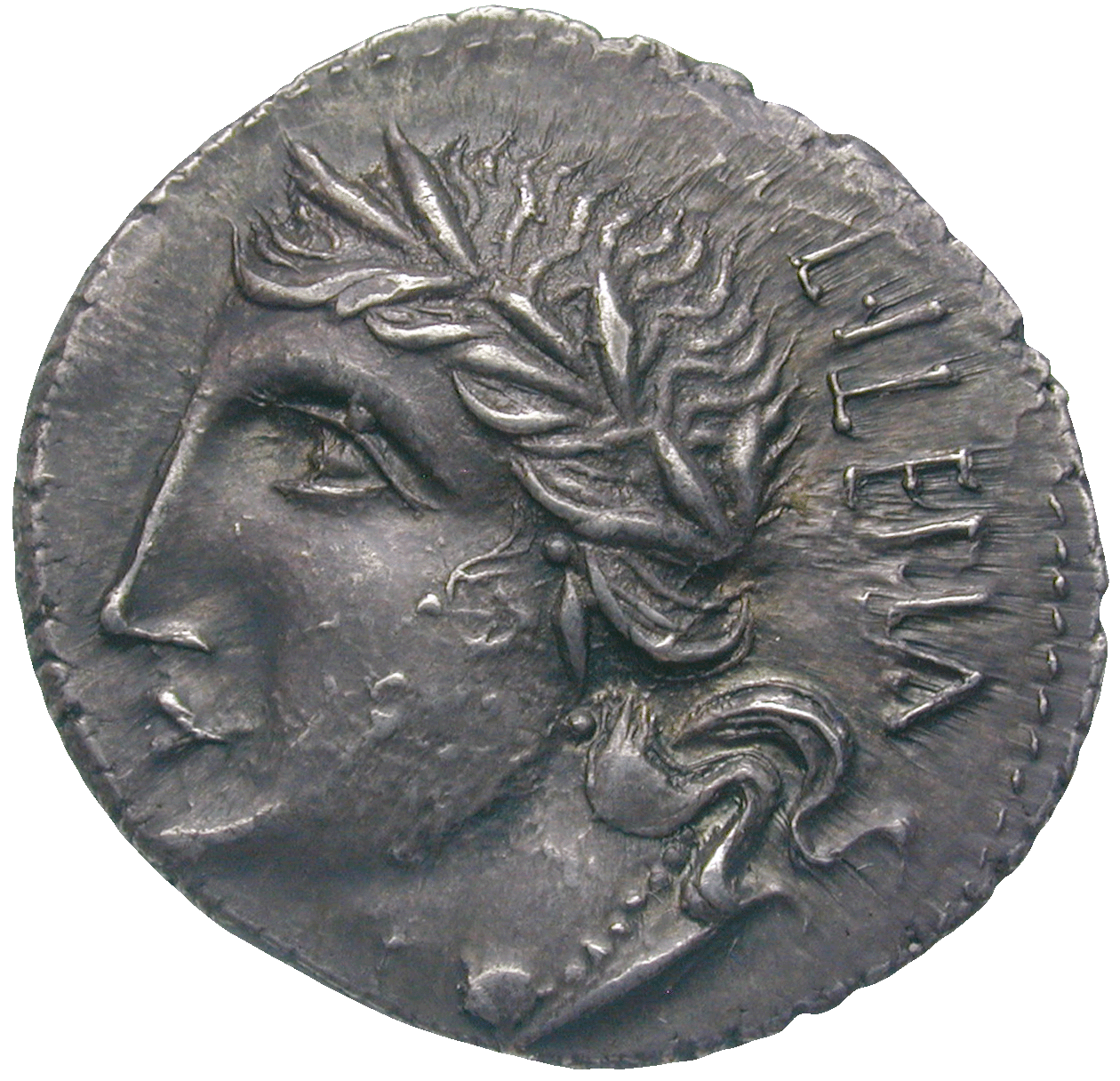 Roman Republic, Marsic Confederation, Denarius (obverse)
