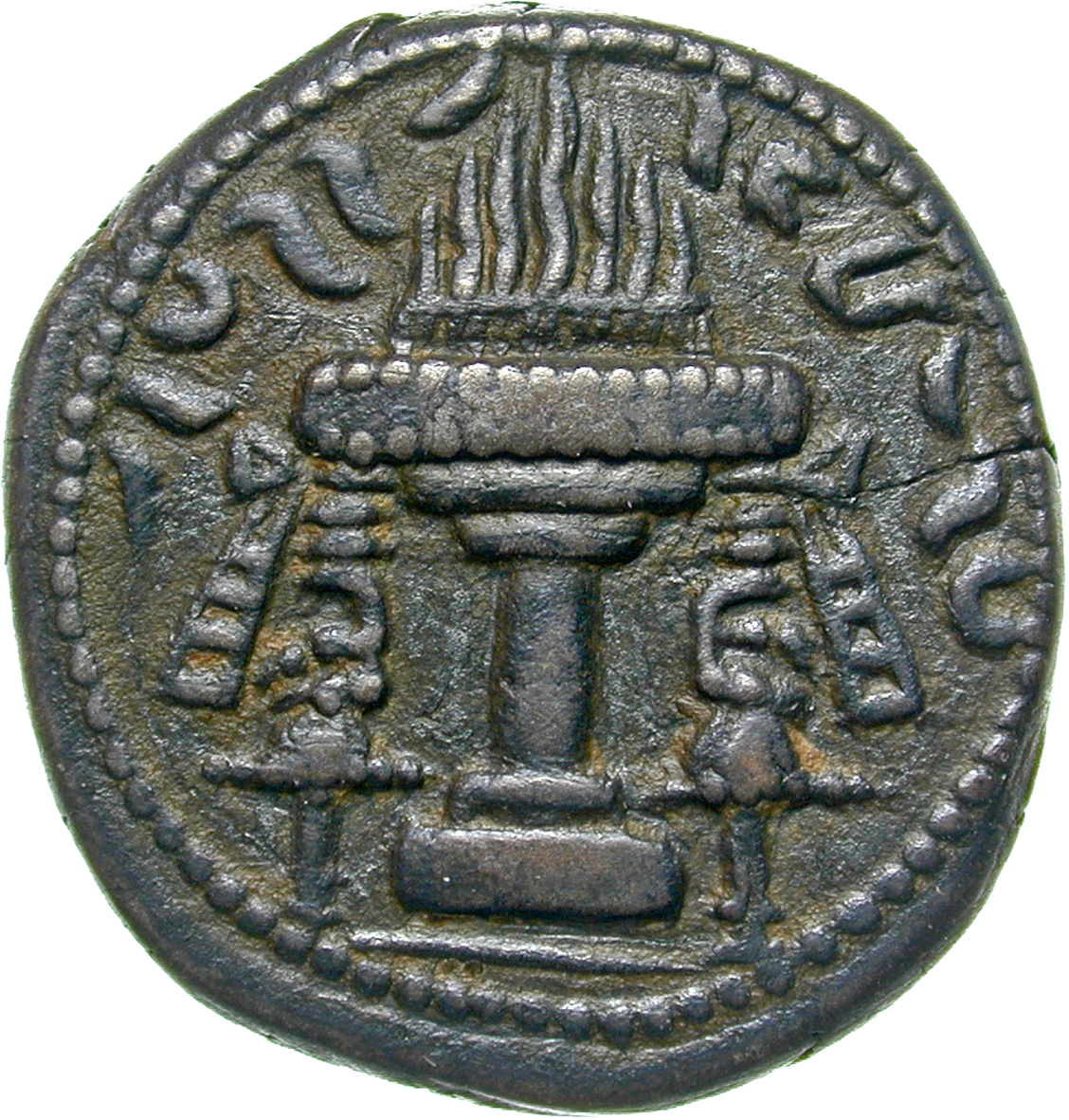 Sassanid Empire, Ardashir I, Tetradrachm (reverse)