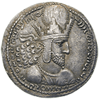 Sassanidenreich, Schapur I., Drachme (obverse)