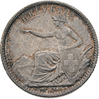 Schweizerische Eidgenossenschaft, 1/2 Franken 1850 (obverse)