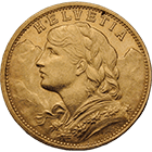 Schweizerische Eidgenossenschaft, 20 Franken (Vreneli) 1904 (obverse)