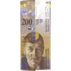 Schweizerische Eidgenossenschaft, 200 Franken, 8. Banknotenserie, in Kurs seit 1995 (obverse)