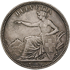 Schweizerische Eidgenossenschaft, 5 Franken 1850 (obverse)