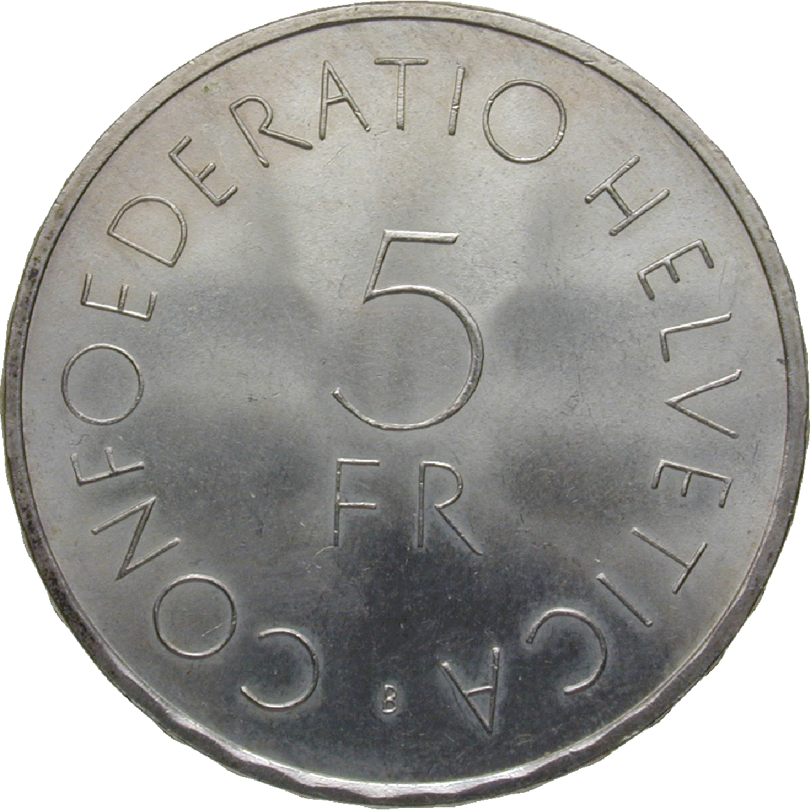 Schweizerische Eidgenossenschaft, 5 Franken 1963 (reverse)
