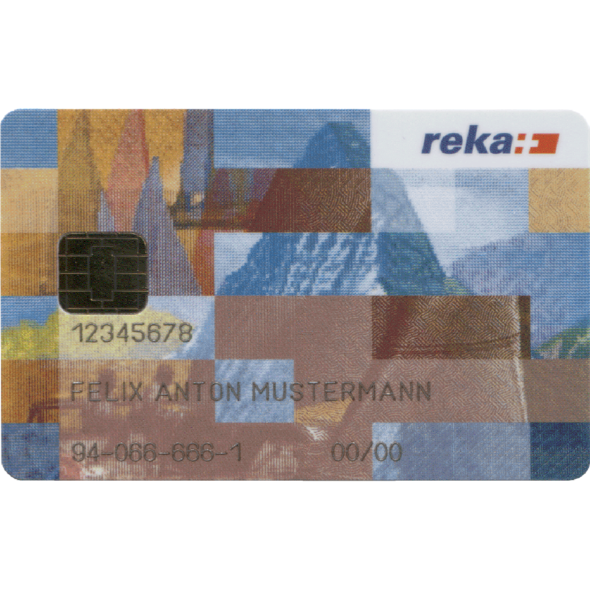 Schweizerische Eidgenossenschaft, Reka-Card (obverse)