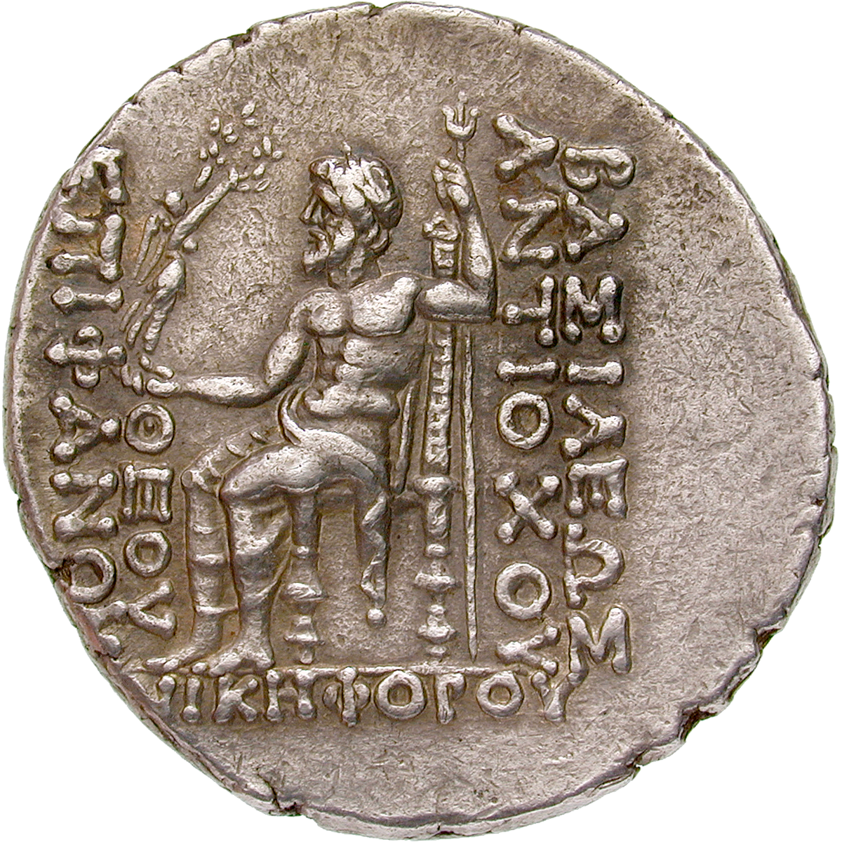 Seleucid Empire, Antiochus IV Epiphanes, Tetradrachm (reverse)