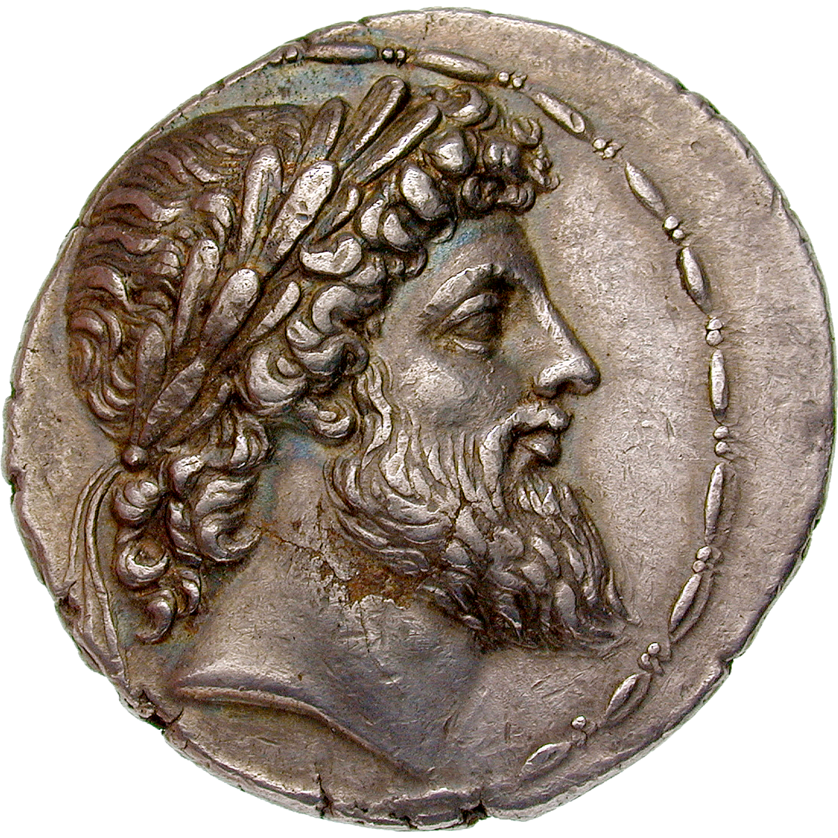 Seleukidenreich, Antiochos IV. Epiphanes, Tetradrachme (obverse)