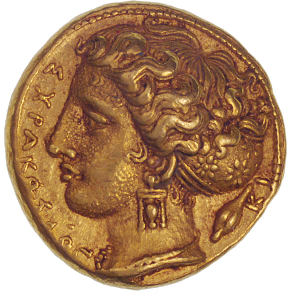 Sicily, Dionysius I, 100 Litres (obverse)